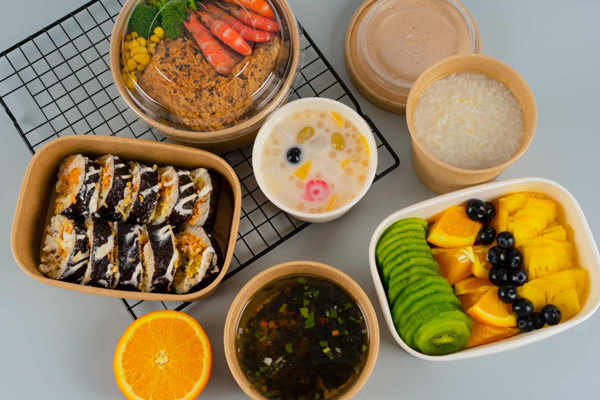 一次性紙餐盒由黃山潔惠環(huán)保科技有限公司提供